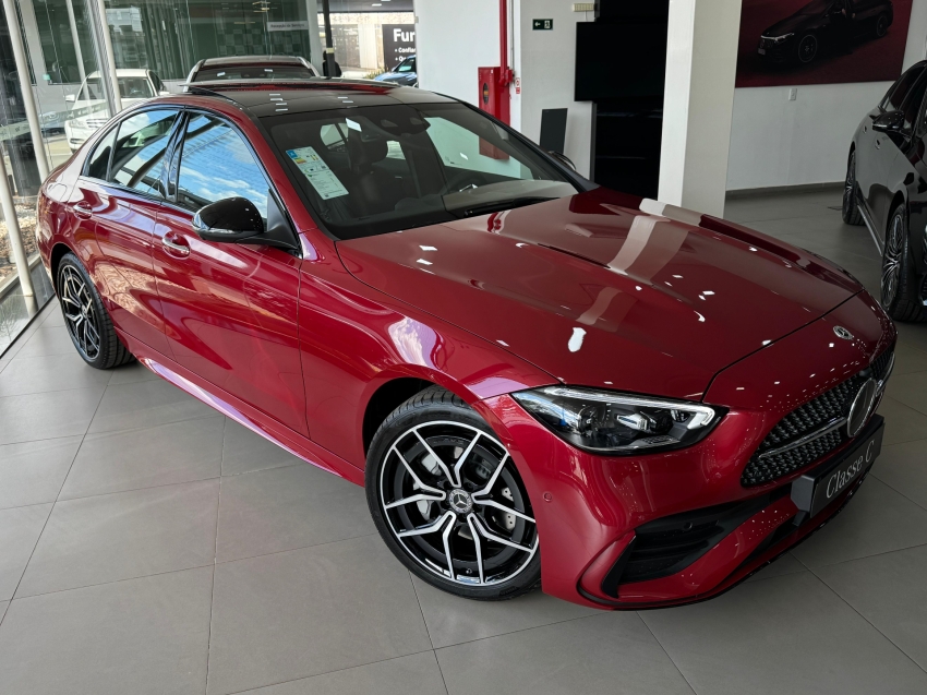 mercedes-benz c 300 2.0 eq boost hibrido amg line 9g-tronic 4p automatico 2024
