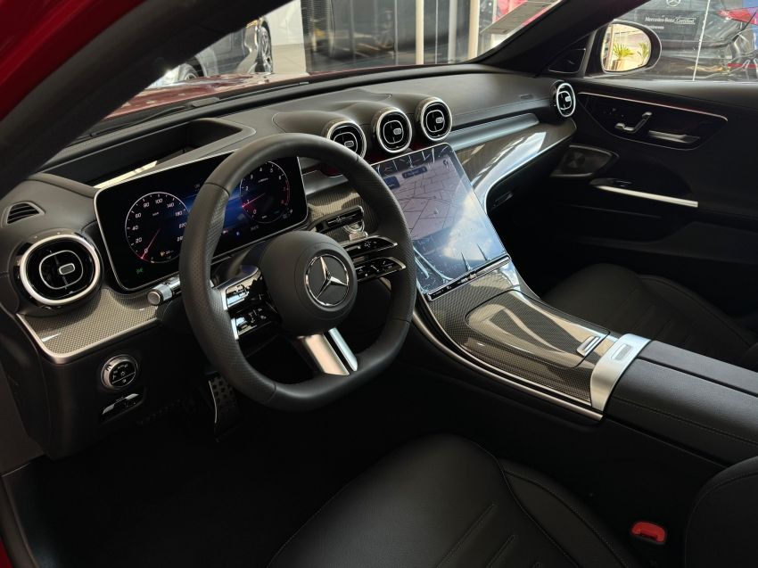 mercedes-benz c 300 2.0 eq boost hibrido amg line 9g-tronic 4p automatico 2024