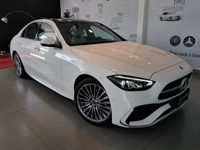 mercedes-benz c 200 1.5 eq boost hibrido amg line 9g-tronic 4p automatico 2025
