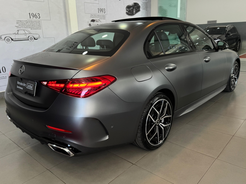 mercedes-benz c 300 2.0 eq boost hibrido amg line 9g-tronic 4p automatico 2023