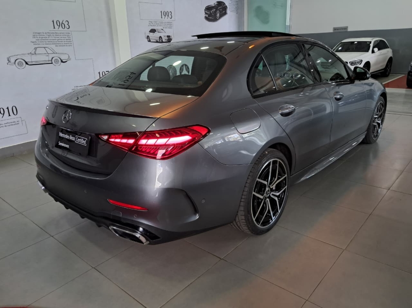 mercedes-benz c 300 2.0 eq boost hibrido amg line 9g-tronic 4p automatico 2023