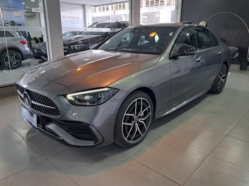 mercedes-benz c 300 2.0 eq boost hibrido amg line 9g-tronic 4p automatico 2023