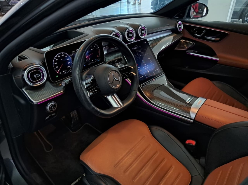 mercedes-benz c 300 2.0 eq boost hibrido amg line 9g-tronic 4p automatico 2023