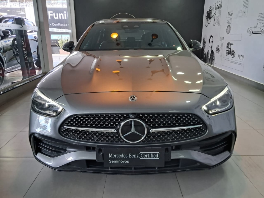 mercedes-benz c 300 2.0 eq boost hibrido amg line 9g-tronic 4p automatico 2023