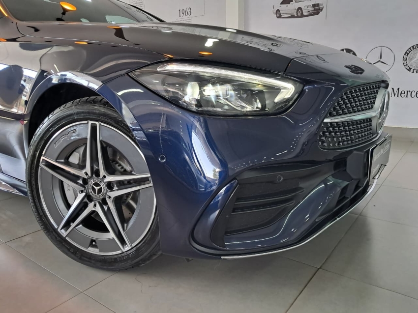 mercedes-benz c 200 1.5 eq boost hibrido amg line 9g-tronic 4p automatico 2022