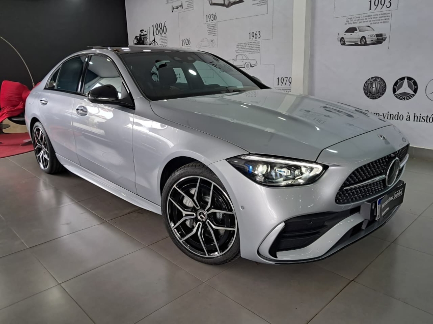 mercedes-benz c 300 2.0 eq boost hibrido amg line 9g-tronic 4p automatico 2025