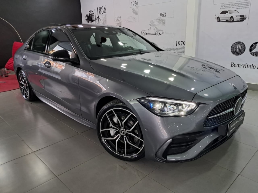 mercedes-benz c 300 2.0 eq boost hibrido amg line 9g-tronic 4p automatico 2025