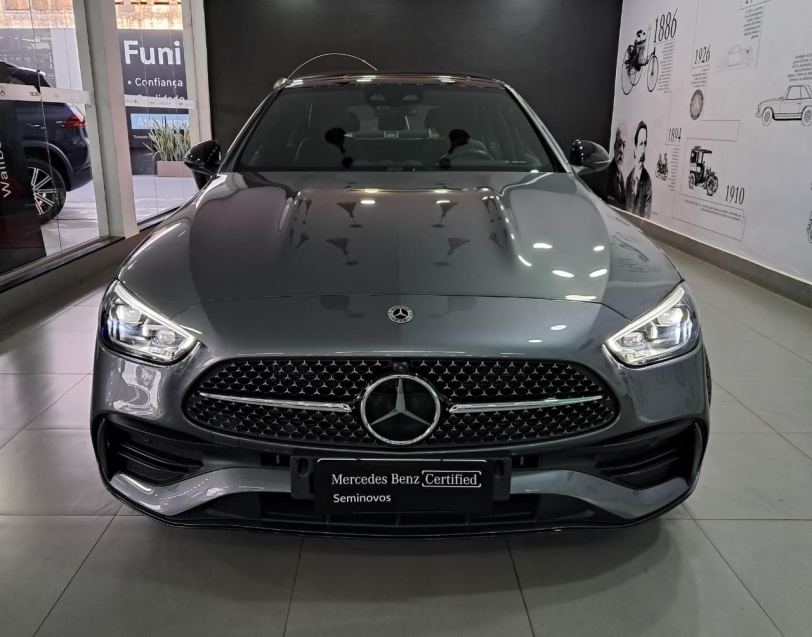 mercedes-benz c 300 2.0 eq boost hibrido amg line 9g-tronic 4p automatico 2025