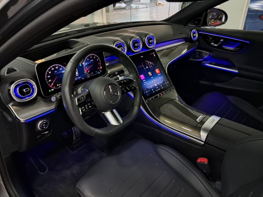 mercedes-benz c 300 2.0 eq boost hibrido amg line 9g-tronic 4p automatico 2025