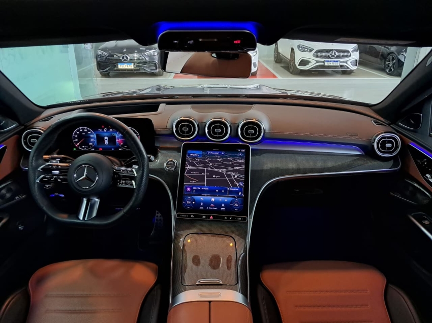 mercedes-benz c 300 2.0 eq boost hibrido amg line 9g-tronic 4p automatico 20238