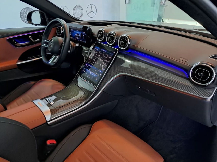 mercedes-benz c 300 2.0 eq boost hibrido amg line 9g-tronic 4p automatico 20239