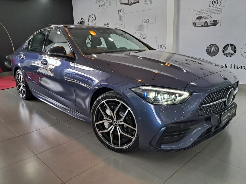 mercedes-benz c 300 2.0 eq boost hibrido amg line 9g-tronic 4p automatico 2023