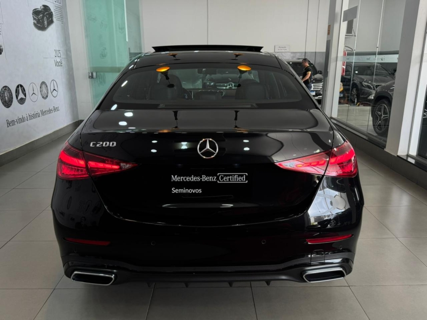 mercedes-benz c 200 1.5 eq boost hibrido amg line 9g-tronic 4p automatico 20235