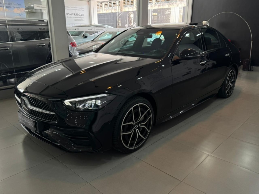 mercedes-benz c 200 1.5 eq boost hibrido amg line 9g-tronic 4p automatico 20233