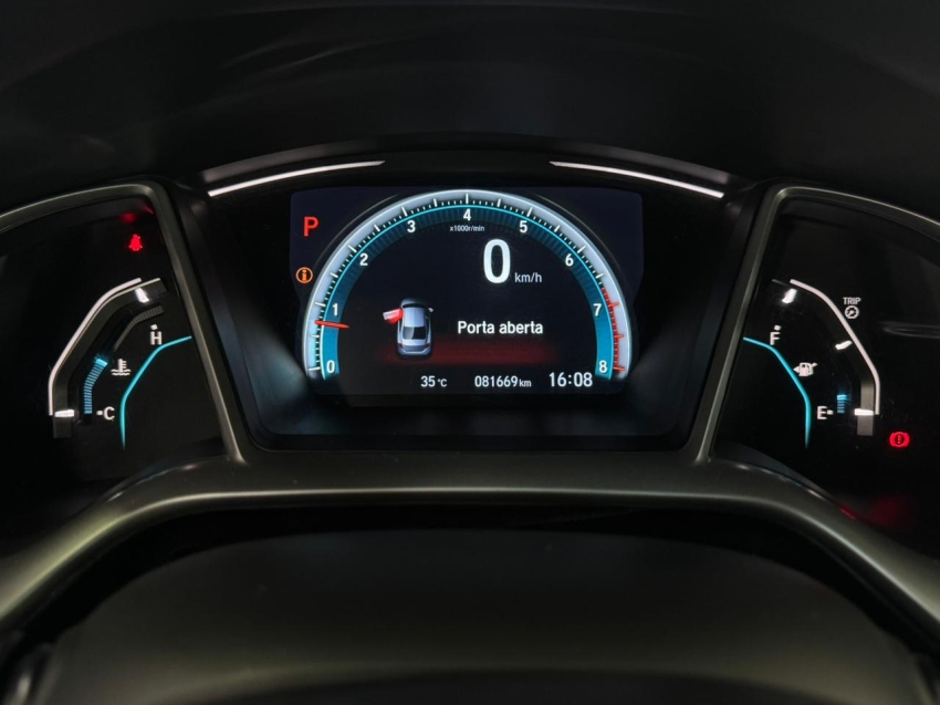 honda civic 2.0 16v flexone exl 4p cvt flex automatico 201710