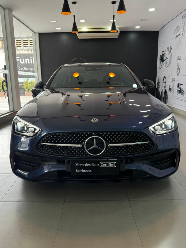 mercedes-benz c 300 2.0 eq boost hibrido amg line 9g-tronic 4p automatico 20252
