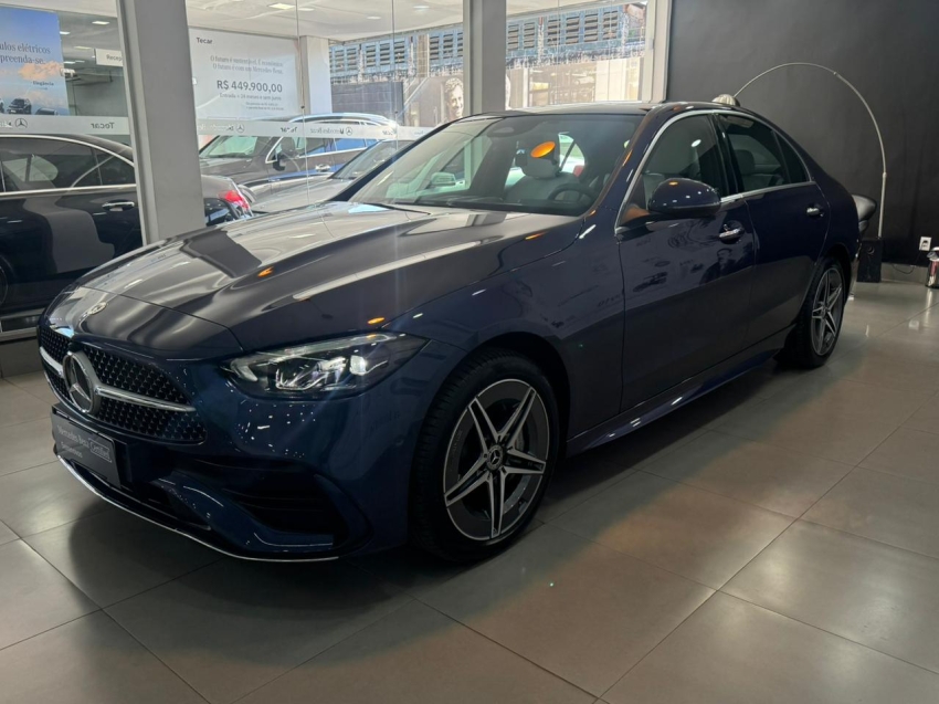 mercedes-benz c 200 1.5 eq boost hibrido amg line 9g-tronic 4p automatico 20243