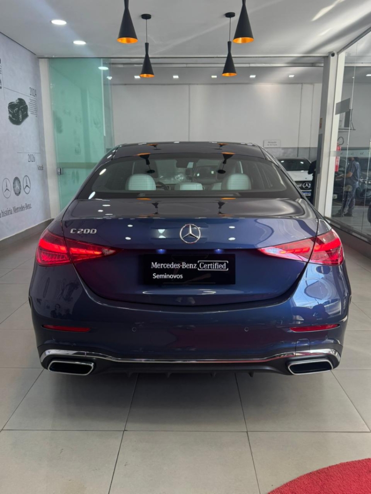 mercedes-benz c 200 1.5 eq boost hibrido amg line 9g-tronic 4p automatico 20245