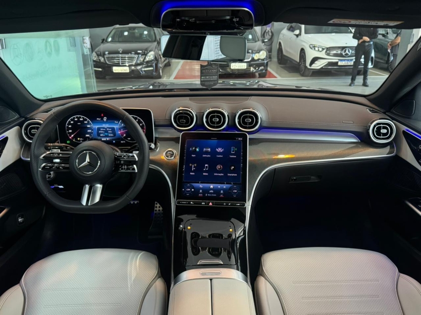 mercedes-benz c 200 1.5 eq boost hibrido amg line 9g-tronic 4p automatico 20248