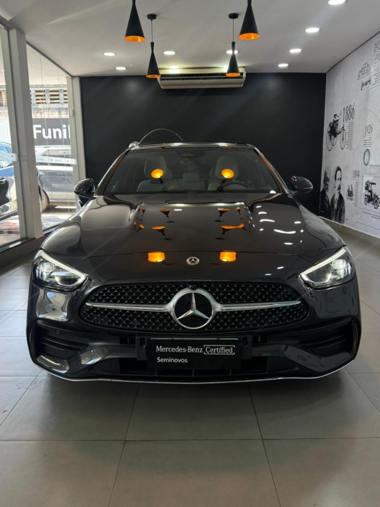 mercedes-benz c 200 1.5 eq boost hibrido amg line 9g-tronic 4p automatico 20232