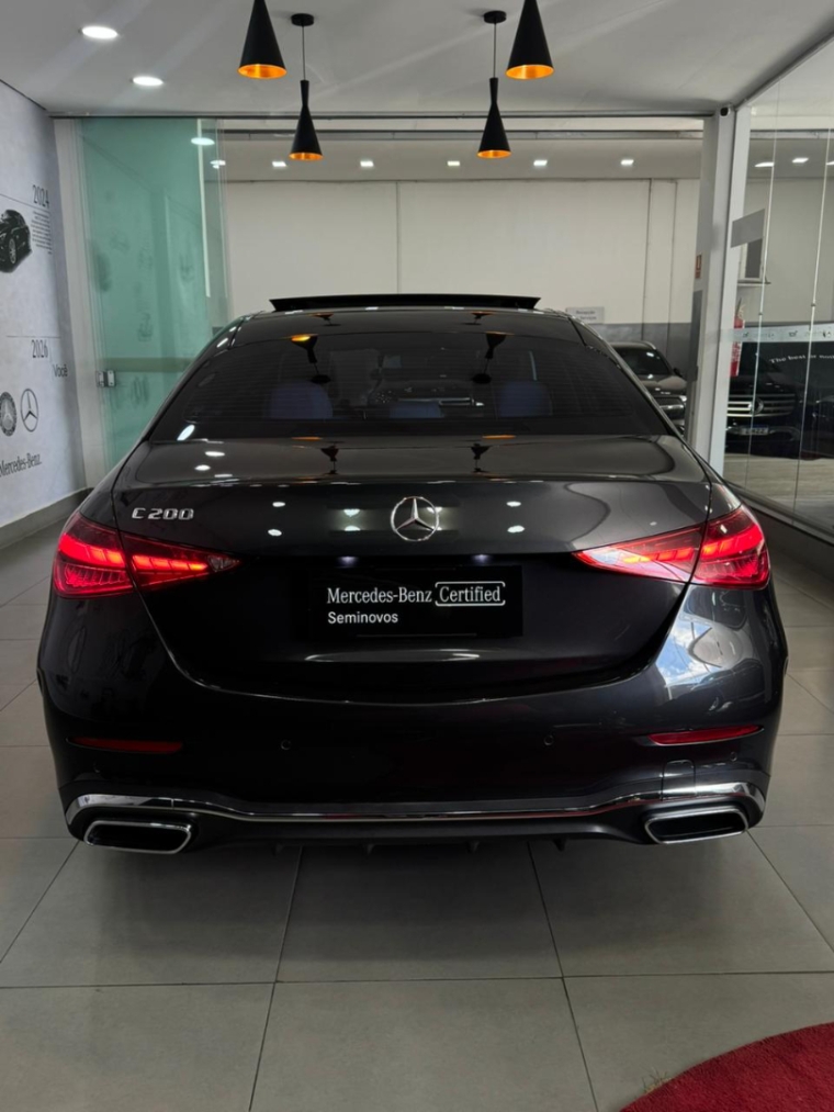 mercedes-benz c 200 1.5 eq boost hibrido amg line 9g-tronic 4p automatico 20235
