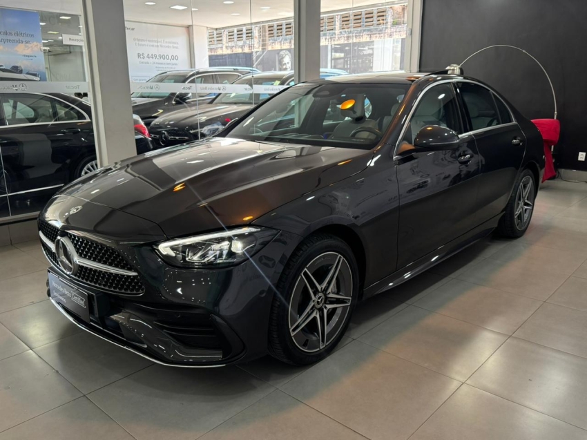 mercedes-benz c 200 1.5 eq boost hibrido amg line 9g-tronic 4p automatico 20233