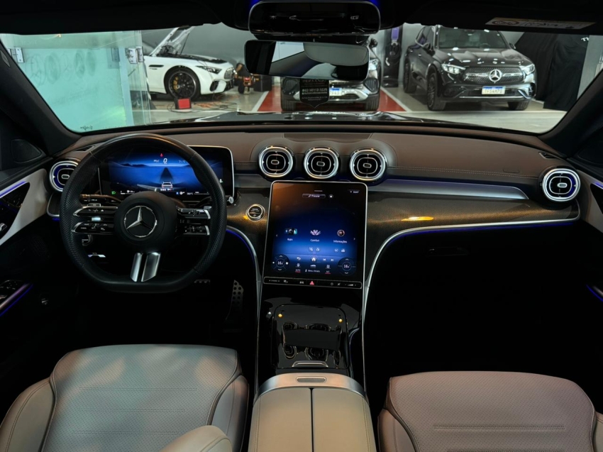 mercedes-benz c 200 1.5 eq boost hibrido amg line 9g-tronic 4p automatico 20238