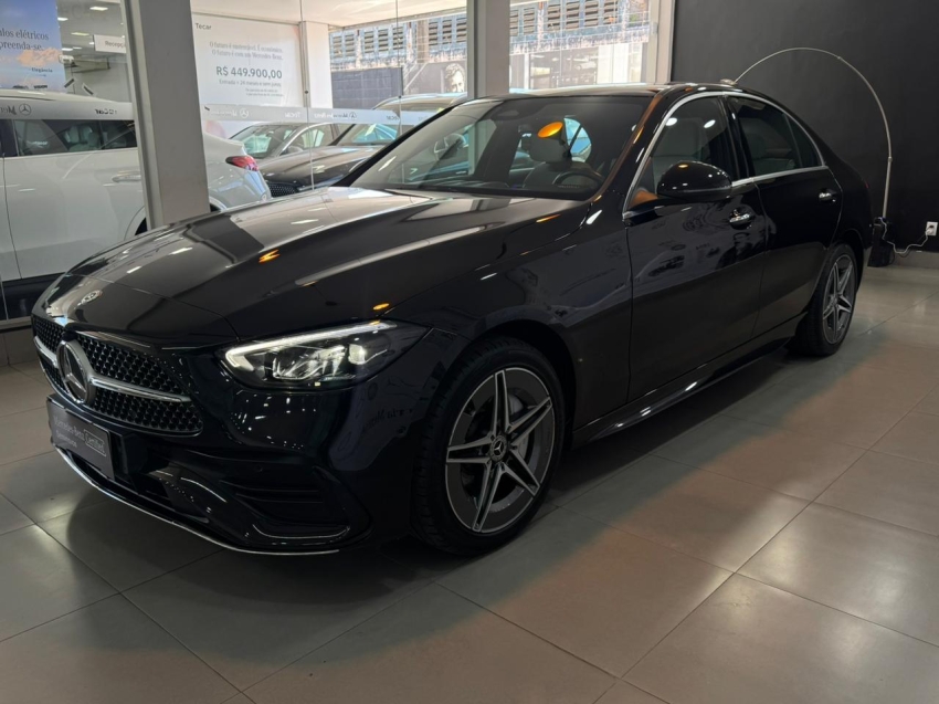 mercedes-benz c 200 1.5 eq boost hibrido amg line 9g-tronic 4p automatico 20243