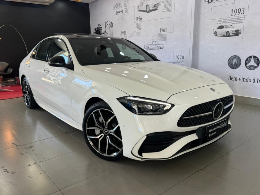 mercedes-benz c 300 2.0 eq boost hibrido amg line 9g-tronic 4p automatico 2025