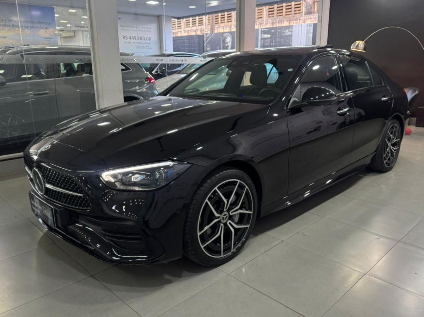 mercedes-benz c 300 2.0 eq boost hibrido amg line 9g-tronic 4p automatico 20243