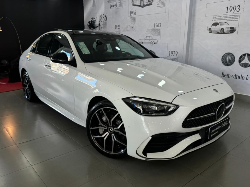 mercedes-benz c 300 2.0 eq boost hibrido amg line 9g-tronic 4p automatico 2024