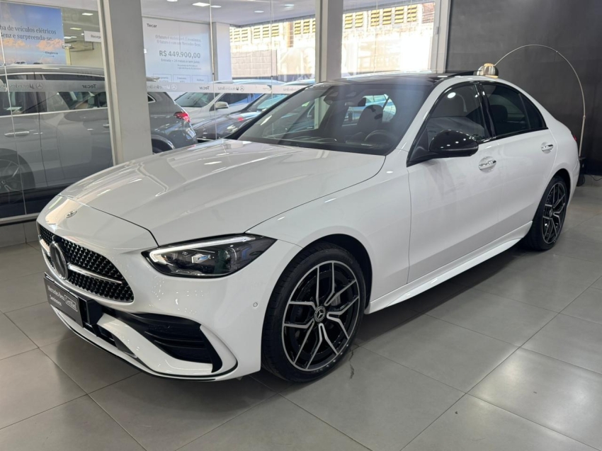 mercedes-benz c 300 2.0 eq boost hibrido amg line 9g-tronic 4p automatico 20242
