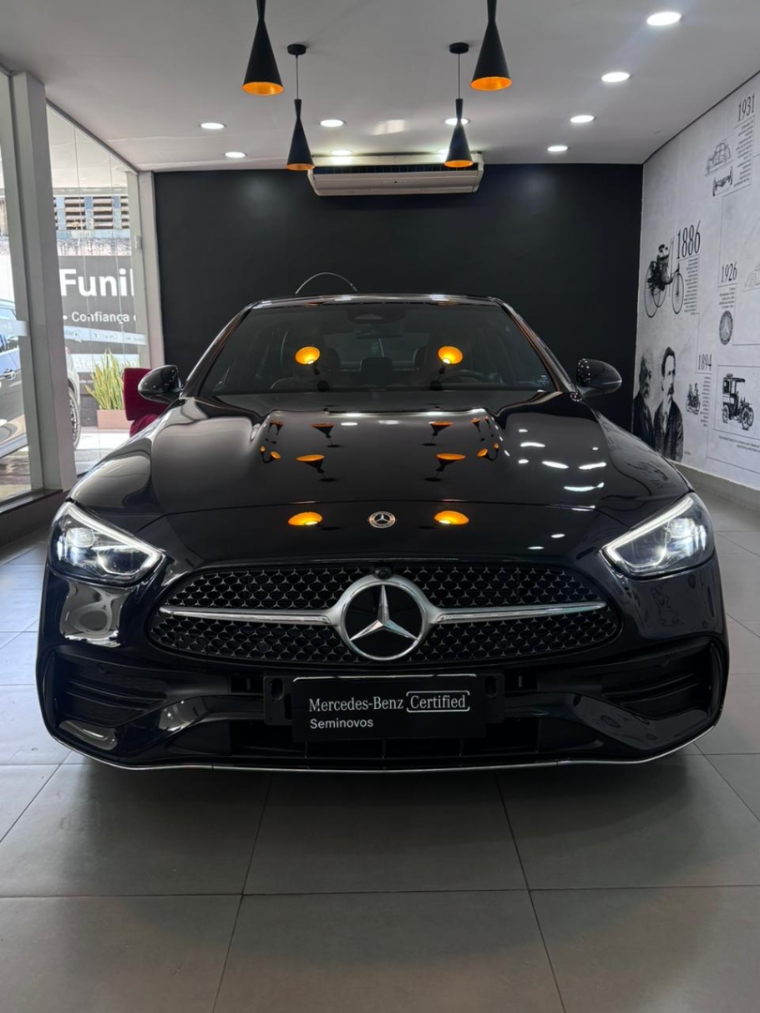mercedes-benz c 200 1.5 eq boost hibrido amg line 9g-tronic 4p automatico 20245