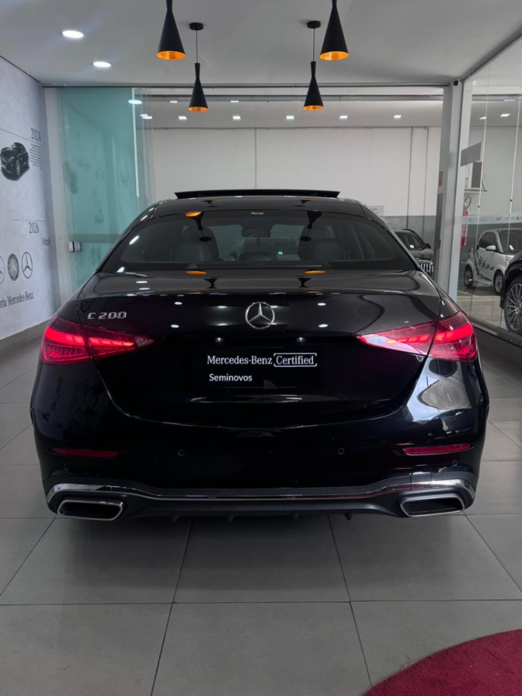 mercedes-benz c 200 1.5 eq boost hibrido amg line 9g-tronic 4p automatico 20242