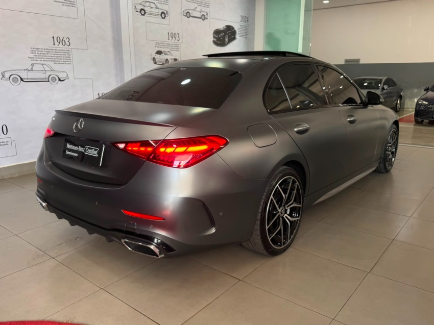 mercedes-benz c 300 2.0 eq boost hibrido amg line 9g-tronic gasolina 4p automatico 20221