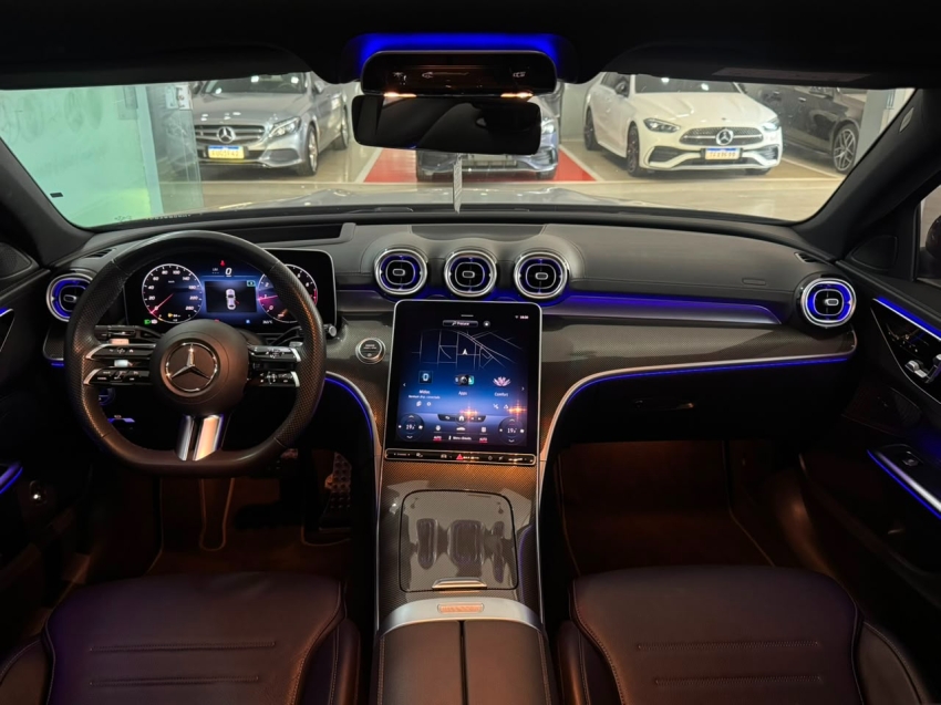 mercedes-benz c 300 2.0 eq boost hibrido amg line 9g-tronic gasolina 4p automatico 20227