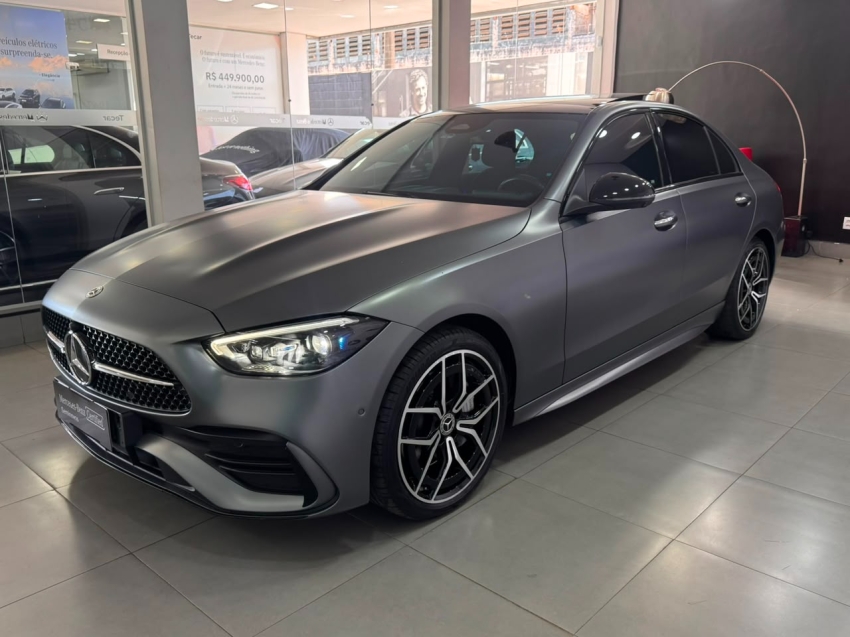 mercedes-benz c 300 2.0 eq boost hibrido amg line 9g-tronic gasolina 4p automatico 20224