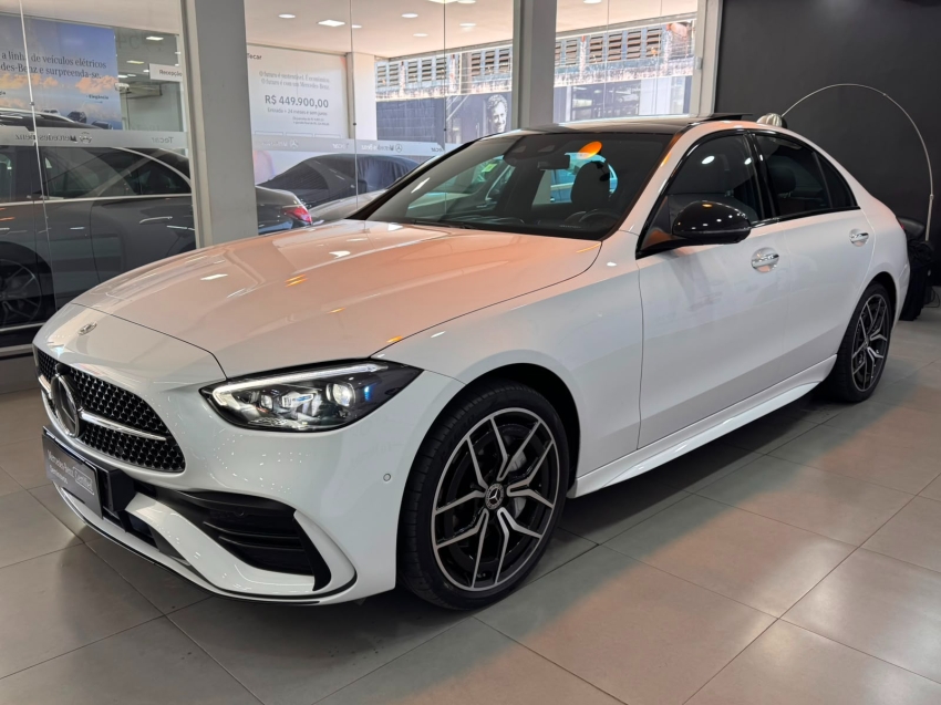 mercedes-benz c 300 2.0 eq boost hibrido amg line 9g-tronic 4p automatico 20244
