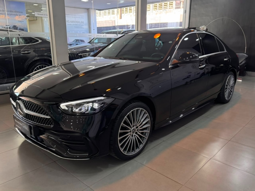 mercedes-benz c 200 1.5 eq boost hibrido amg line 9g-tronic 4p automatico 20254