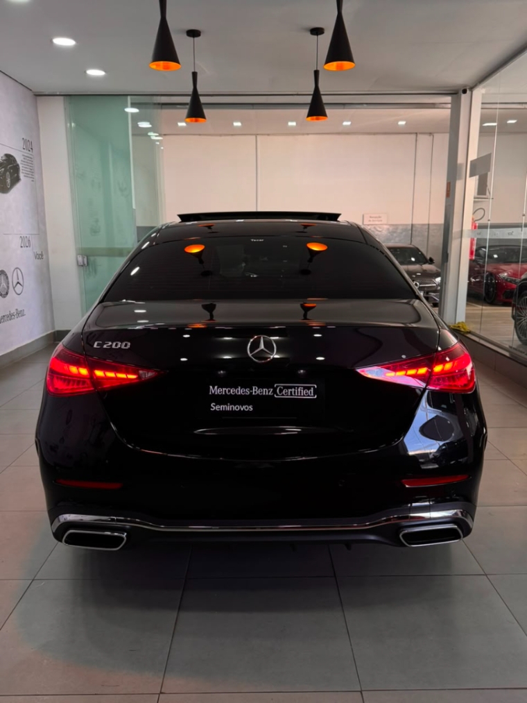 mercedes-benz c 200 1.5 eq boost hibrido amg line 9g-tronic 4p automatico 20252