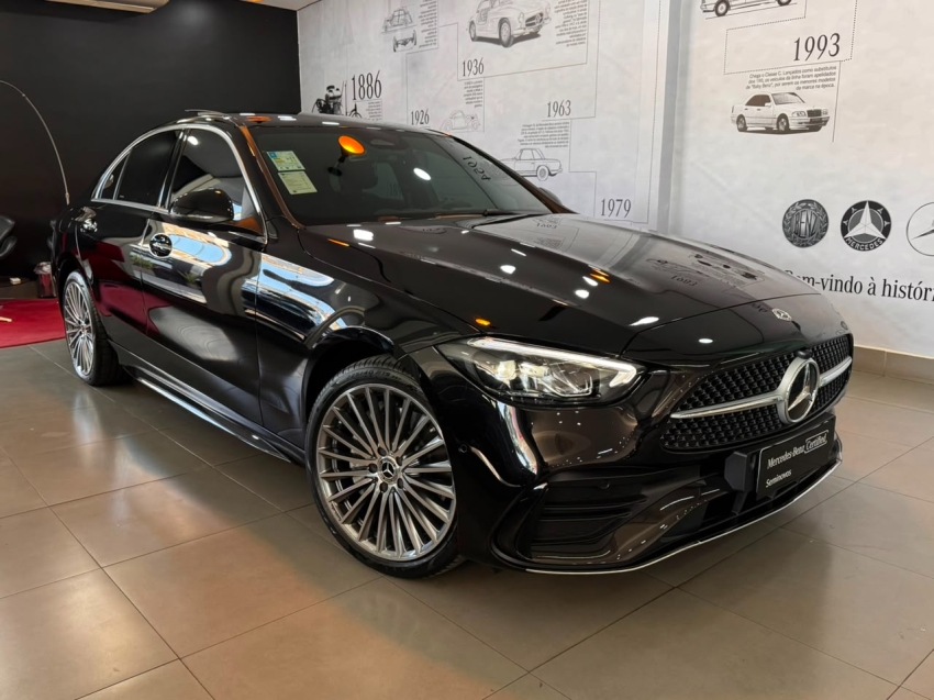 mercedes-benz c 200 1.5 eq boost hibrido amg line 9g-tronic 4p automatico 20250