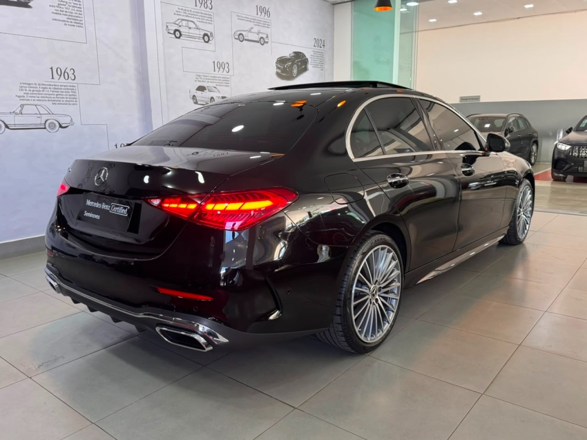 mercedes-benz c 200 1.5 eq boost hibrido amg line 9g-tronic 4p automatico 20251