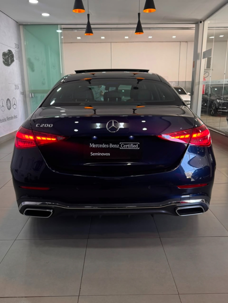 mercedes-benz c 200 1.5 eq boost hibrido amg line 9g-tronic 4p automatico 20222