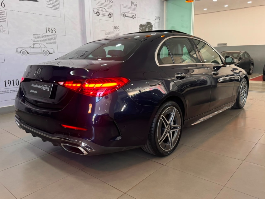 mercedes-benz c 200 1.5 eq boost hibrido amg line 9g-tronic 4p automatico 20221