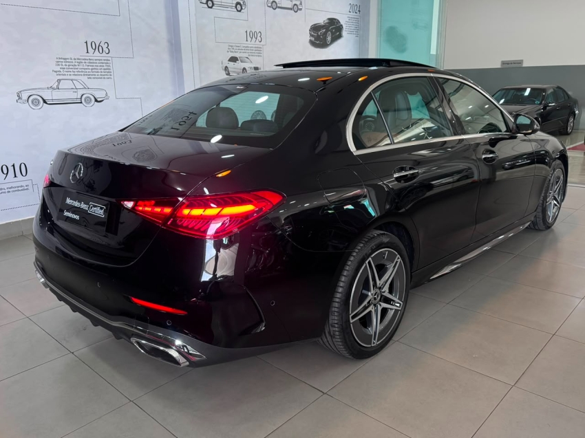 mercedes-benz c 200 1.5 eq boost hibrido amg line 9g-tronic 4p automatico 20221