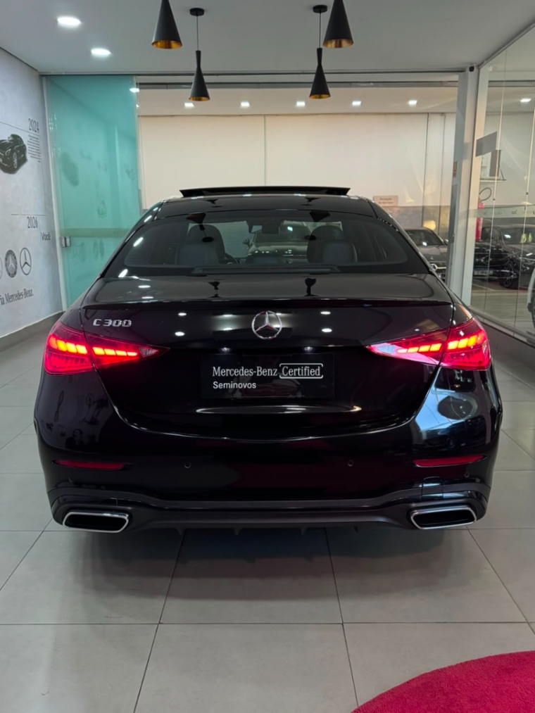 mercedes-benz c 300 2.0 eq boost hibrido amg line 9g-tronic 4p automatico 20222