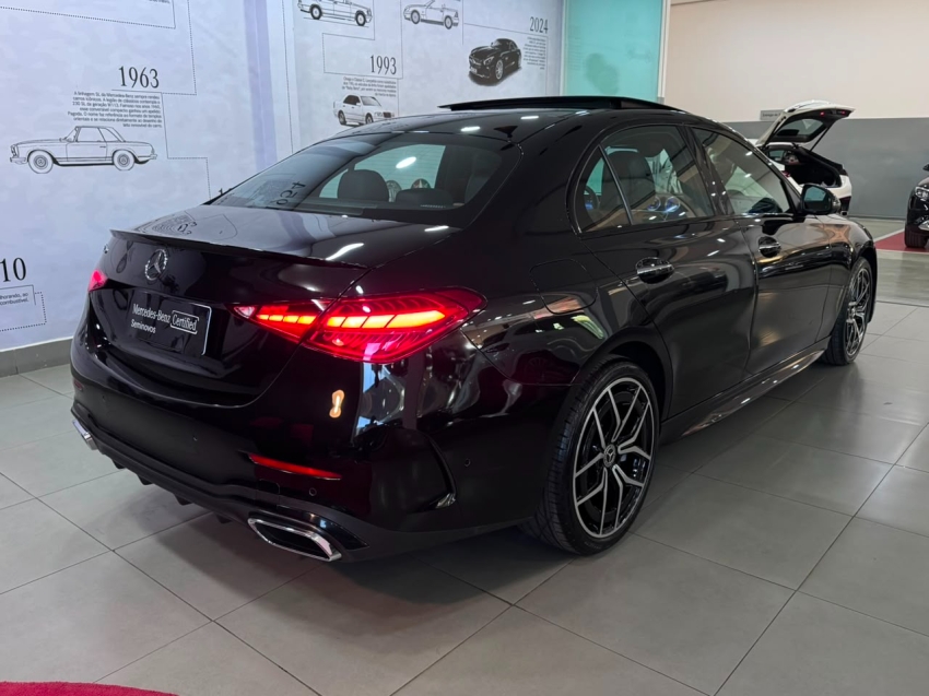 mercedes-benz c 300 2.0 eq boost hibrido amg line 9g-tronic 4p automatico 20221