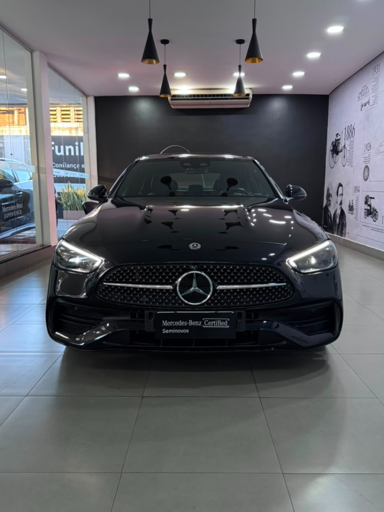 mercedes-benz c 300 2.0 eq boost hibrido amg line 9g-tronic 4p automatico 20225