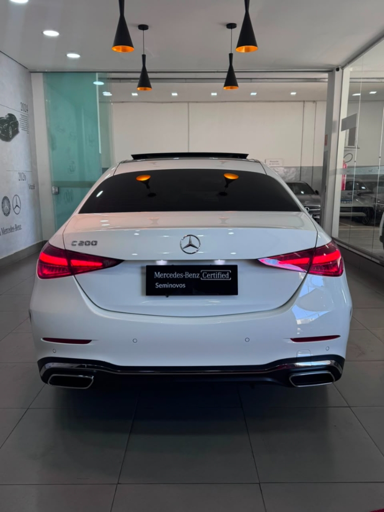 mercedes-benz c 200 1.5 eq boost hibrido amg line 9g-tronic 4p automatico 20252