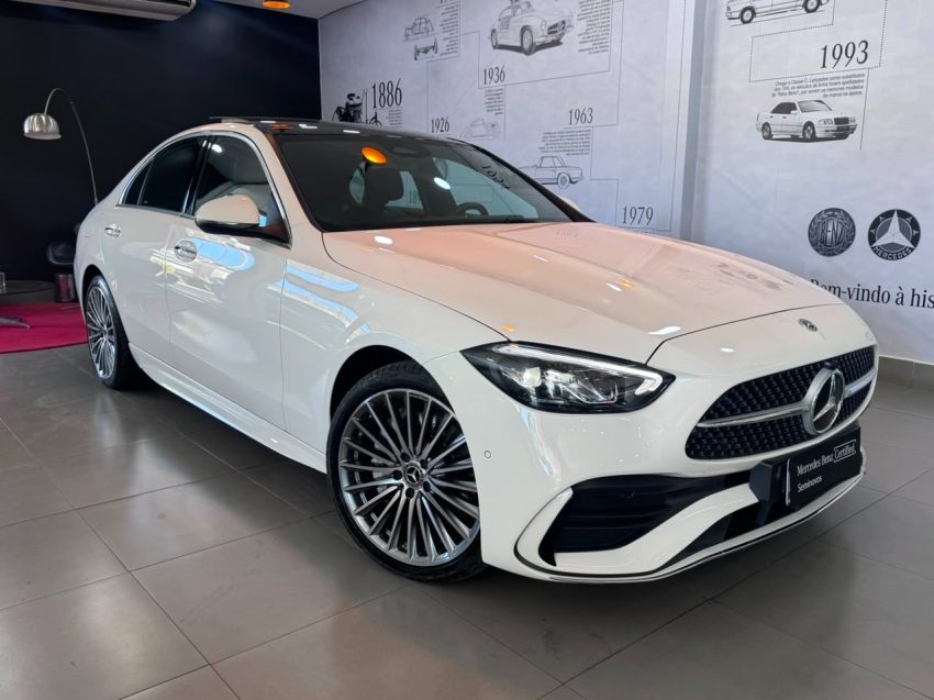 mercedes-benz c 200 1.5 eq boost hibrido amg line 9g-tronic 4p automatico 20250